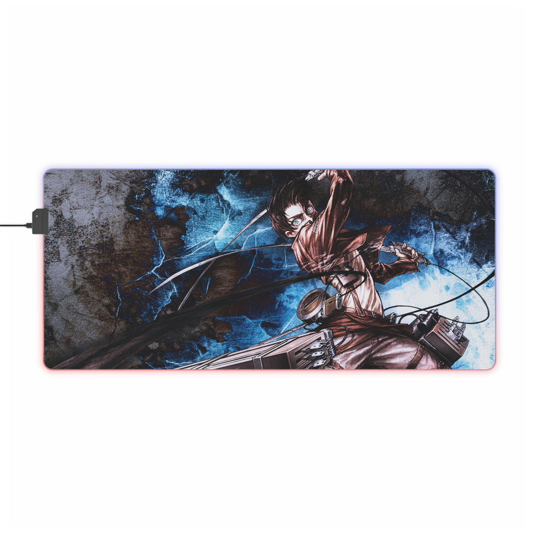 Anime Attack On Titan RGB LED Mouse Pad (Desk Mat)
