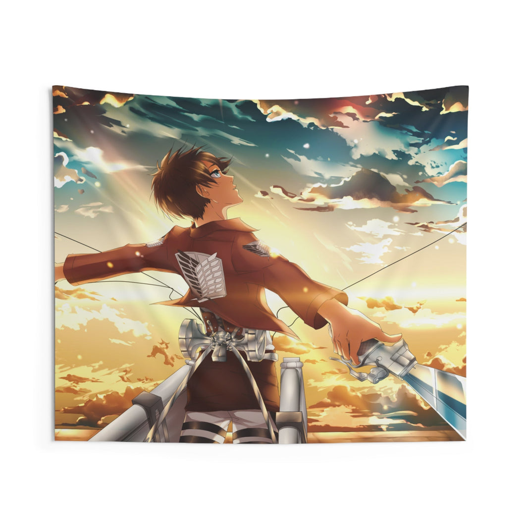 Eren Yeager Indoor Wall Tapestry