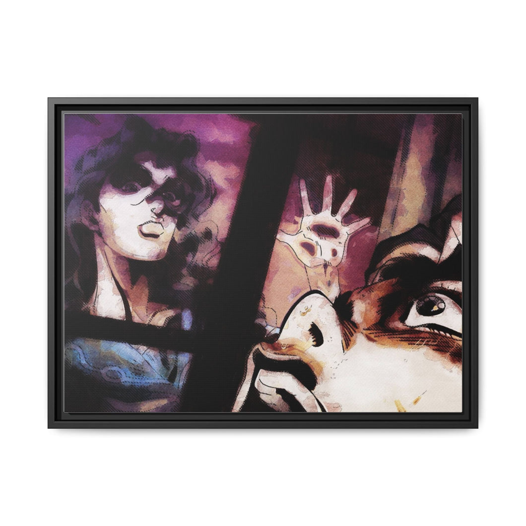 Anime Jojo's Bizarre Adventure Canvas Framed Art Print
