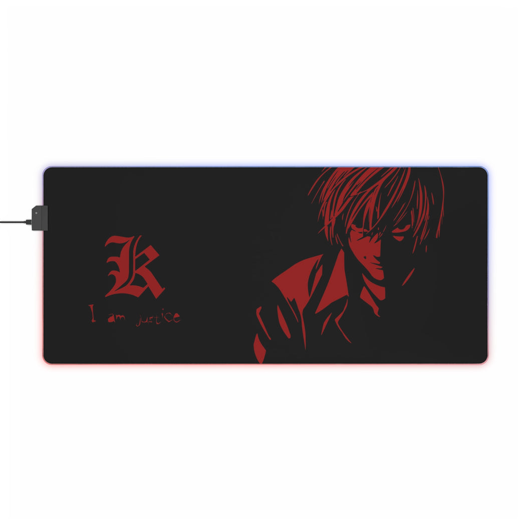 Light Yagami 8k RGB LED Mouse Pad (Desk Mat)