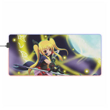 Load image into Gallery viewer, Magical Girl Lyrical Nanoha RGB LED Mouse Pad (Desk Mat)
