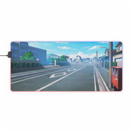 Anime Road RGB LED Mouse Pad (Desk Mat)