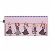 Load image into Gallery viewer, The Quintessential Quintuplets RGB LED Mouse Pad (Desk Mat)
