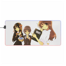 Load image into Gallery viewer, The Melancholy Of Haruhi Suzumiya RGB LED Mouse Pad (Desk Mat)

