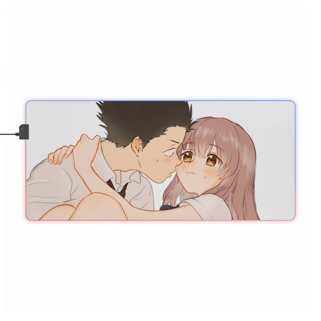 Koe No Katachi RGB LED Mouse Pad (Desk Mat)