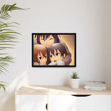 Load image into Gallery viewer, Anime ERASED Canvas Framed Art Print
