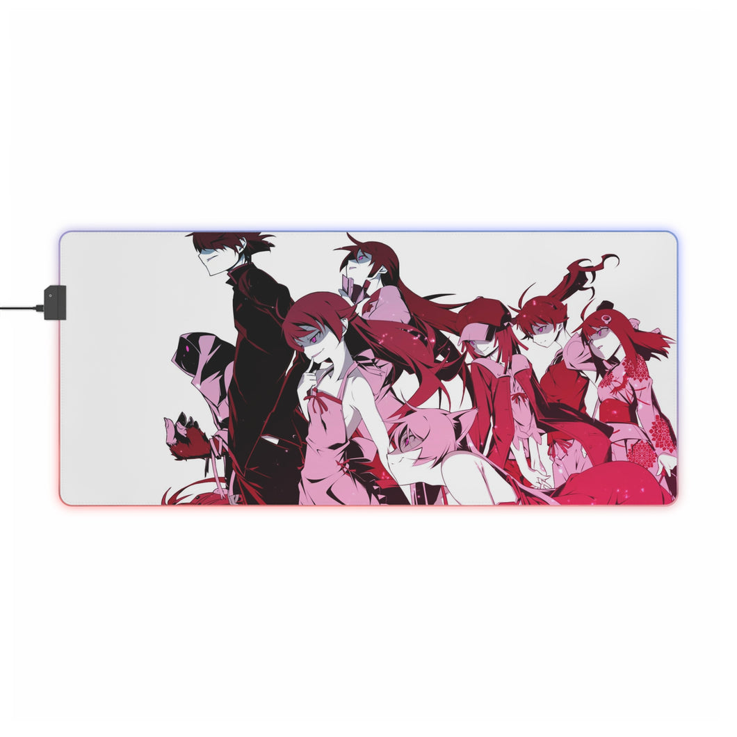 Monogatari (Series) RGB LED Mouse Pad (Desk Mat)