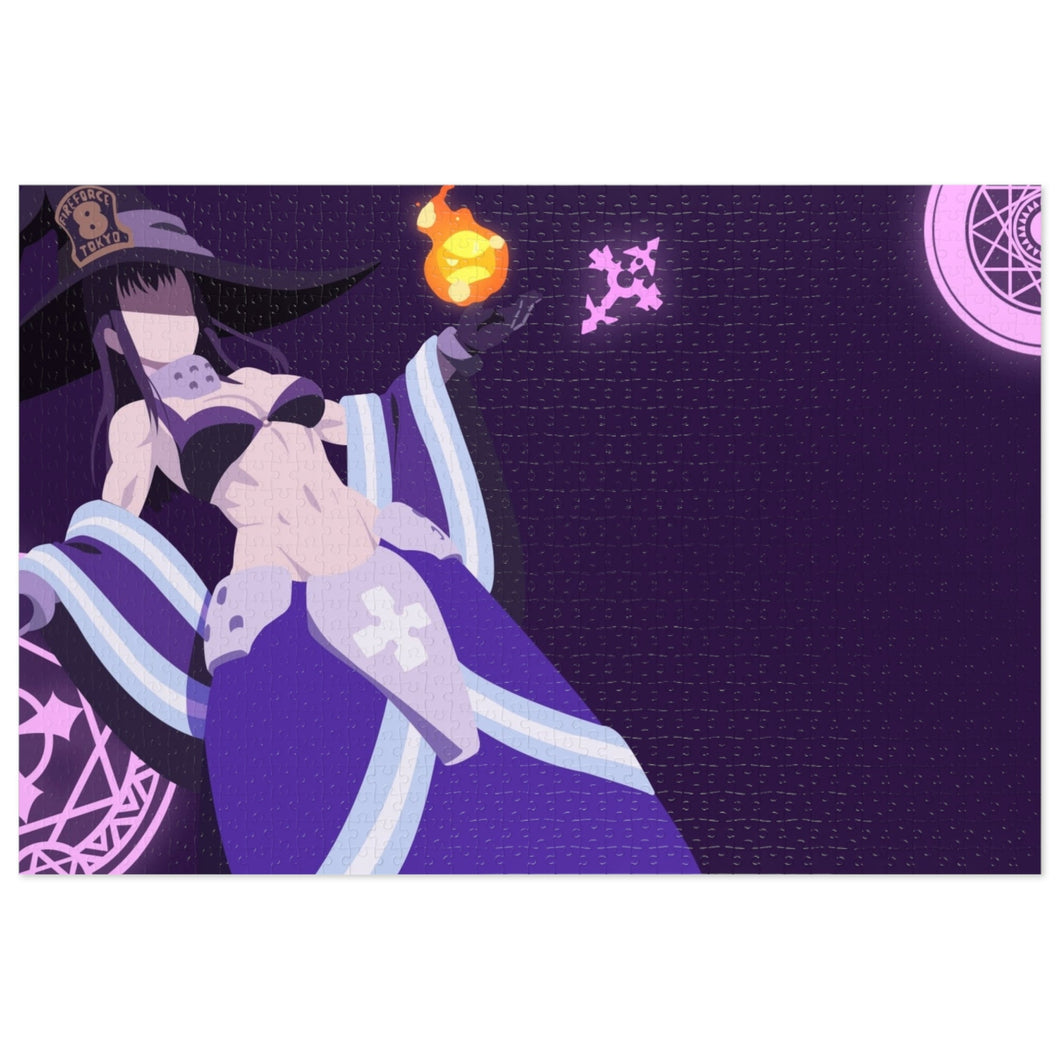 Maki Oze from Fire Force Minimalistfor Dekstop Jigsaw Puzzle