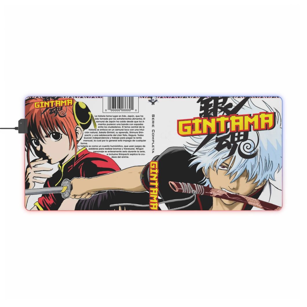Anime Gintama RGB LED Mouse Pad (Desk Mat)