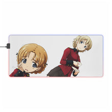 Load image into Gallery viewer, Girls und Panzer RGB LED Mouse Pad (Desk Mat)
