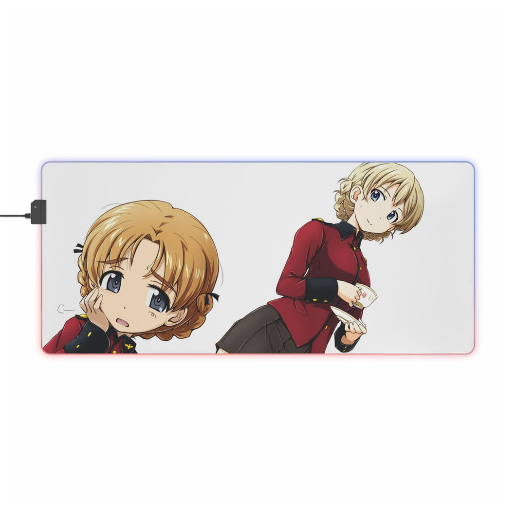Girls und Panzer RGB LED Mouse Pad (Desk Mat)