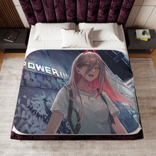 Load image into Gallery viewer, Chainsaw Man Sherpa Blanket
