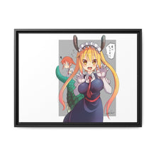 Load image into Gallery viewer, Miss Kobayashi&#39;s Dragon Maid Kobayashi, Kobayashi-san Chi No Maid Dragon, Miss Kobayashi S Dragon Maid, Tohru Canvas Framed Art Print
