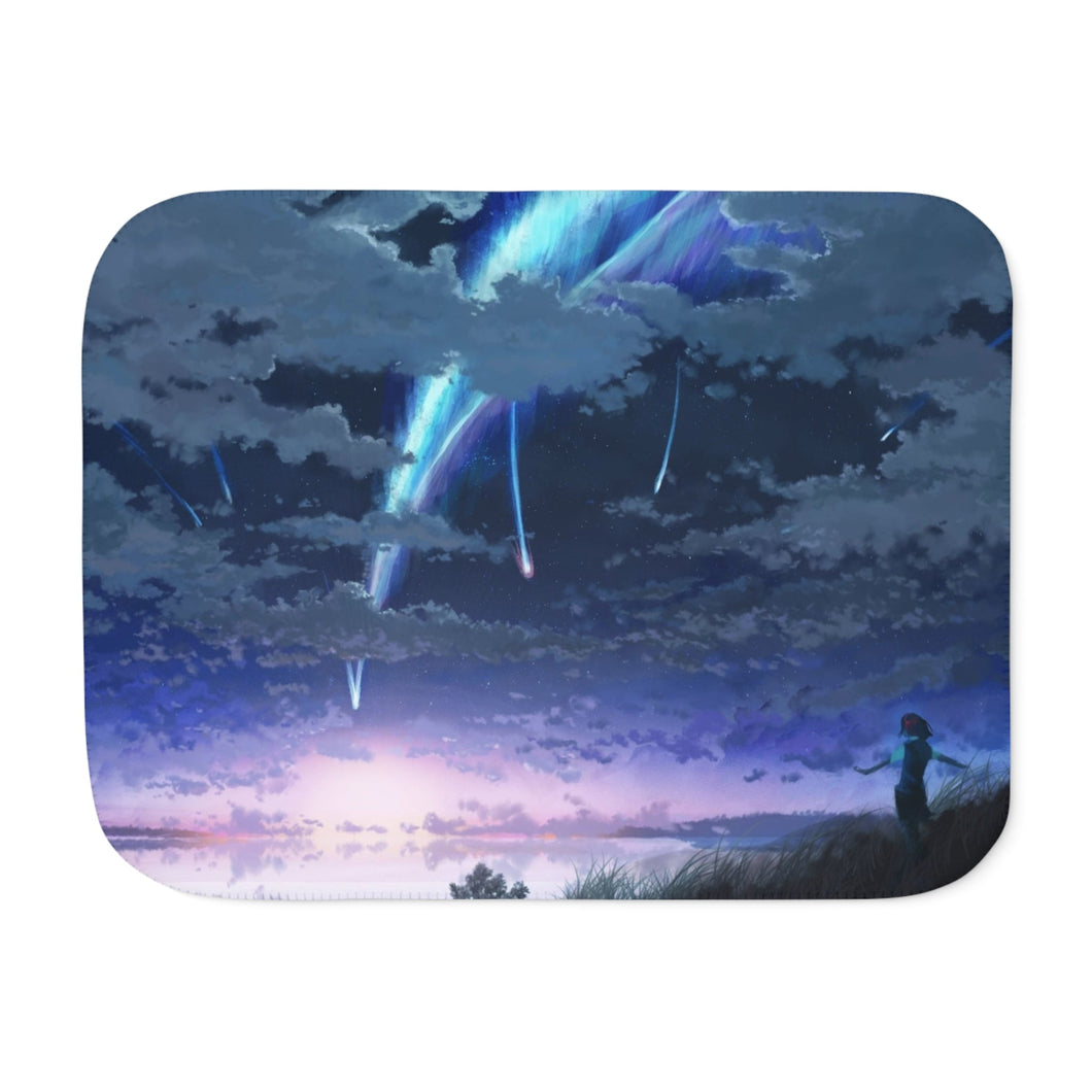 Anime Your Name. Sherpa Blanket