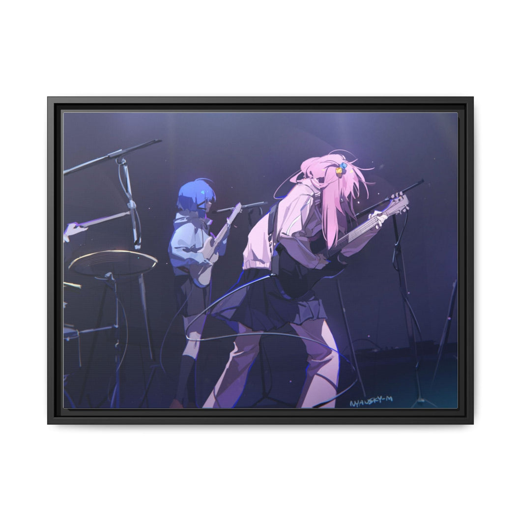 Hitori Gotou Canvas Framed Art Print