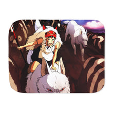 Load image into Gallery viewer, Anime Princess Mononoke Sherpa Blanket

