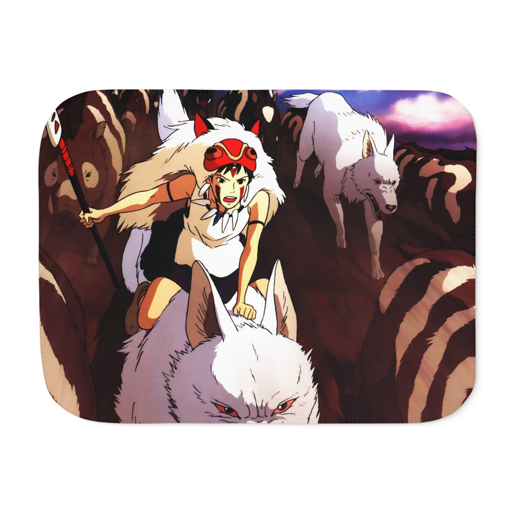 Anime Princess Mononoke Sherpa Blanket