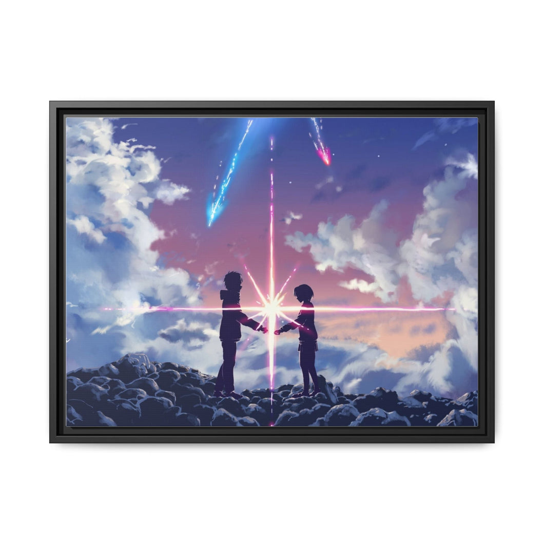 Lovers that can never be together. Canvas Framed Art Print