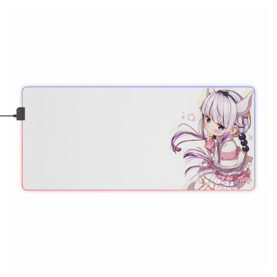 Miss Kobayashi's Dragon Maid Kanna Kamui, Kobayashi San Chi No Maid Dragon RGB LED Mouse Pad (Desk Mat)
