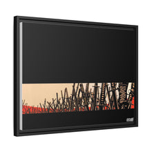 Load image into Gallery viewer, Anime Samurai Champloor Canvas Framed Art Print
