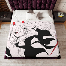 Load image into Gallery viewer, Anime Chainsaw Man Sherpa Blanket
