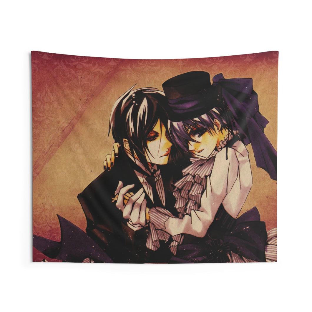 Black Butler Indoor Wall Tapestry