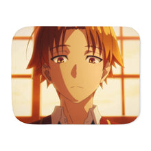 Load image into Gallery viewer, Ayanokouji Kiyotaka Sherpa Blanket
