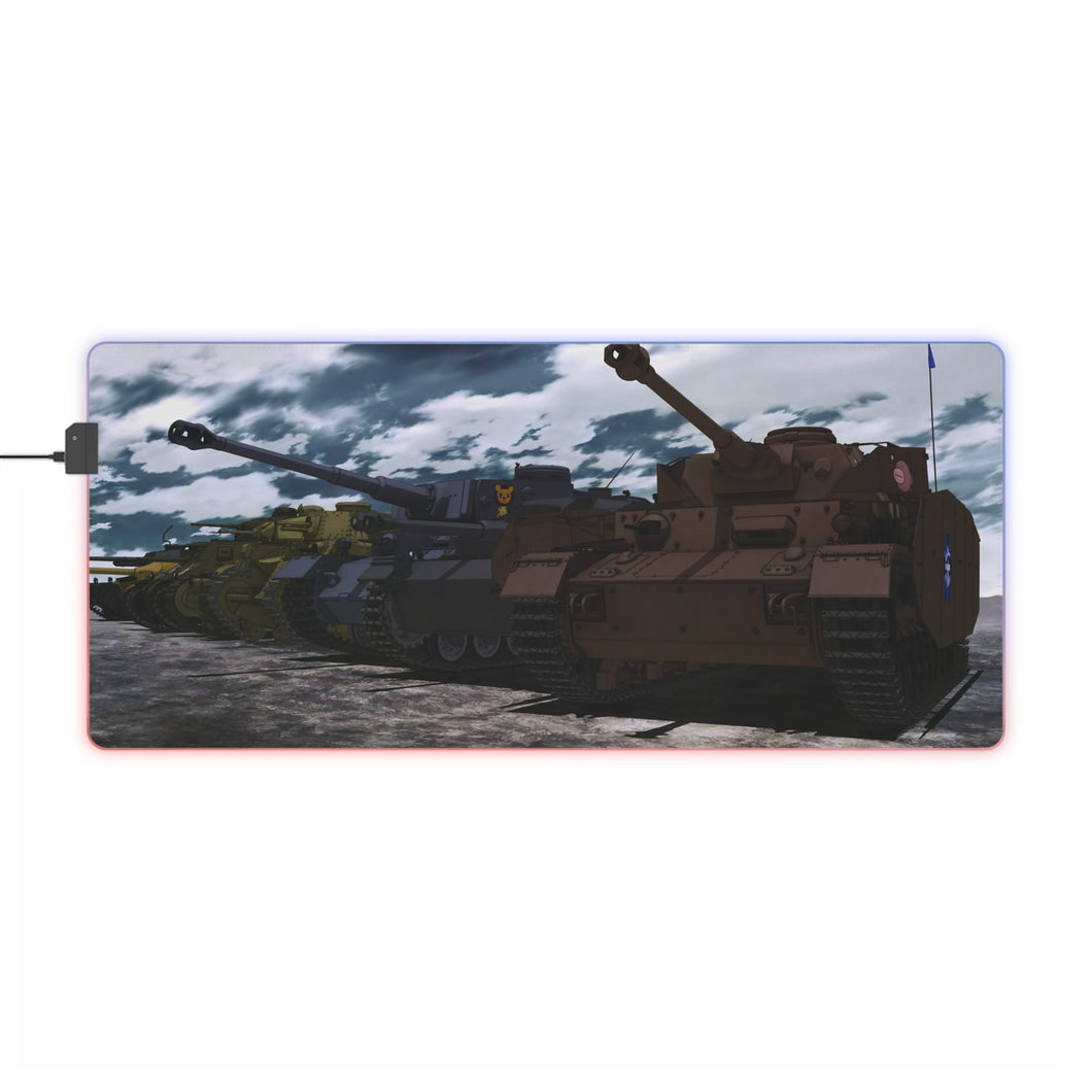 Girls und Panzer RGB LED Mouse Pad (Desk Mat)