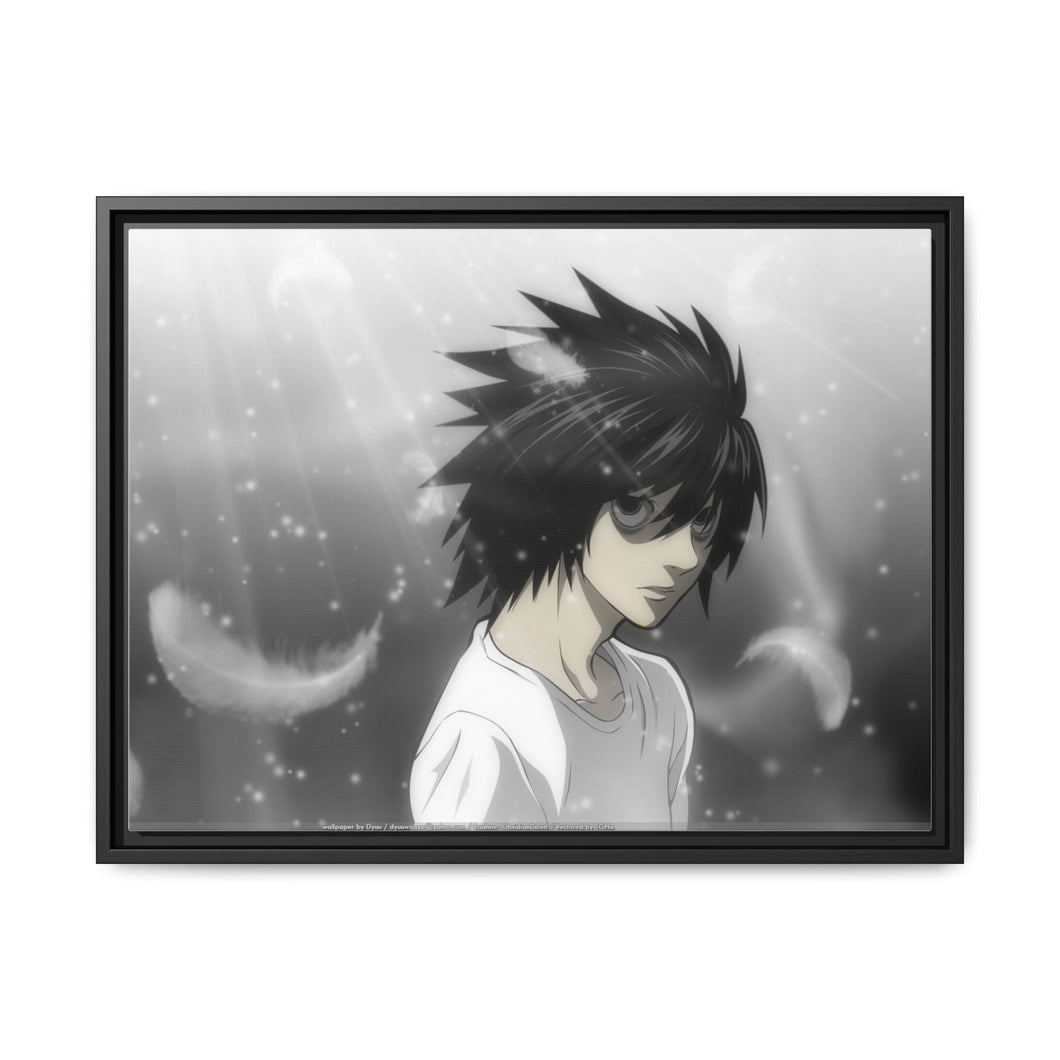 Anime Death Note Canvas Framed Art Print