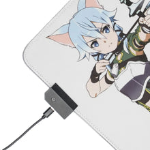 Load image into Gallery viewer, Sinon and Lisbeth RGB LED Mouse Pad (Desk Mat)
