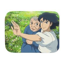 Load image into Gallery viewer, Howl&#39;s Moving Castle Sherpa Blanket
