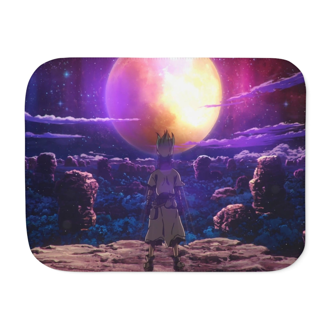 Dr. Stone Sherpa Blanket