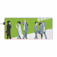 Load image into Gallery viewer, Durarara!! Izaya Orihara, Shizuo Heiwajima, Masaomi Kida, Anri Sonohara, Shinra Kishitani RGB LED Mouse Pad (Desk Mat)
