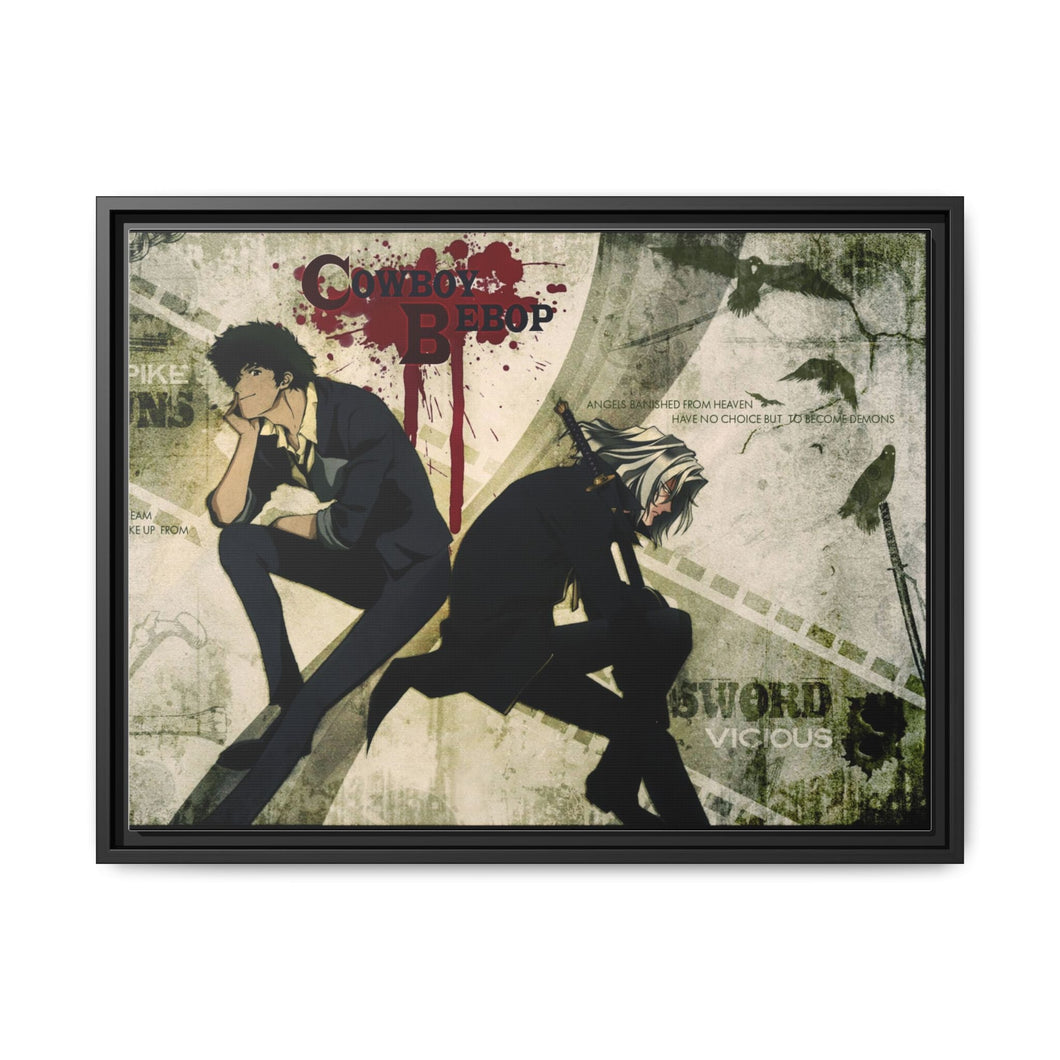 Cowboy Bebop Spike Spiegel Canvas Framed Art Print