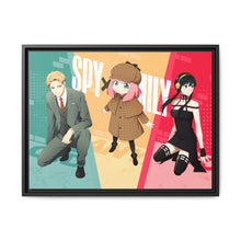 Load image into Gallery viewer, Loid Forger, Anya Forger &amp; Yor Forger Canvas Framed Art Print
