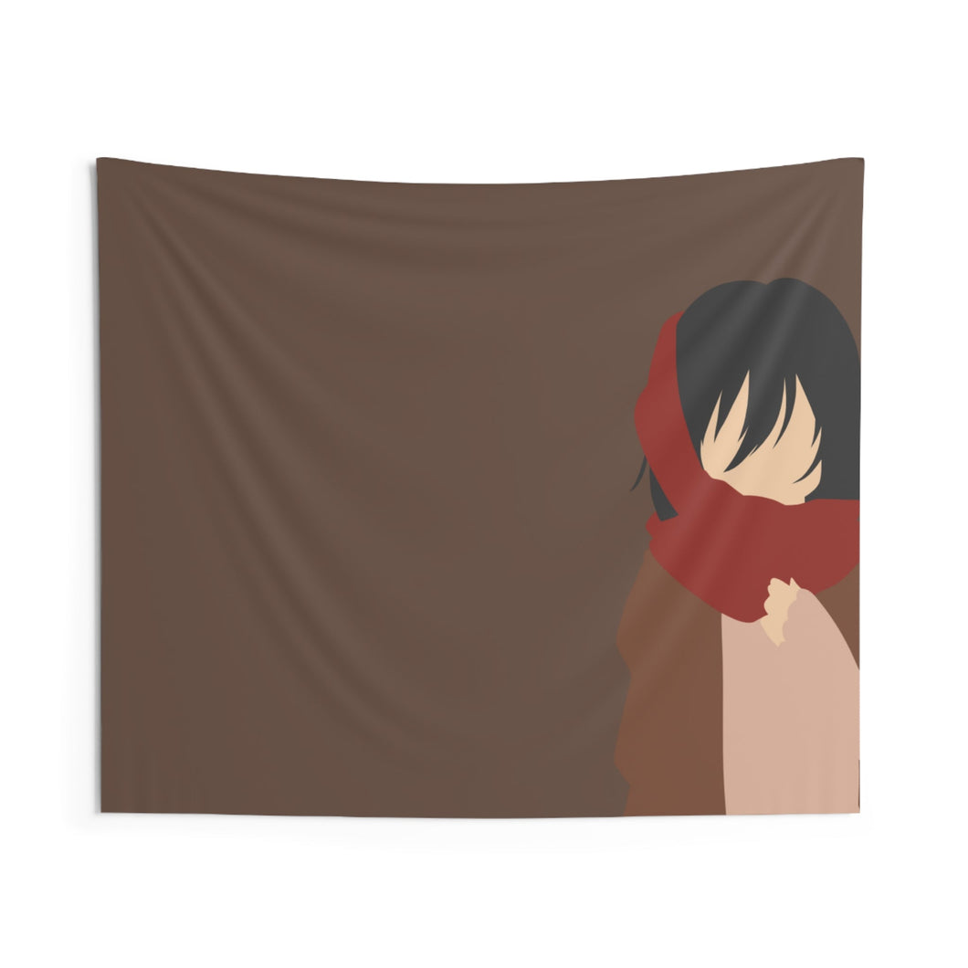 Mikasa Ackerman Indoor Wall Tapestry