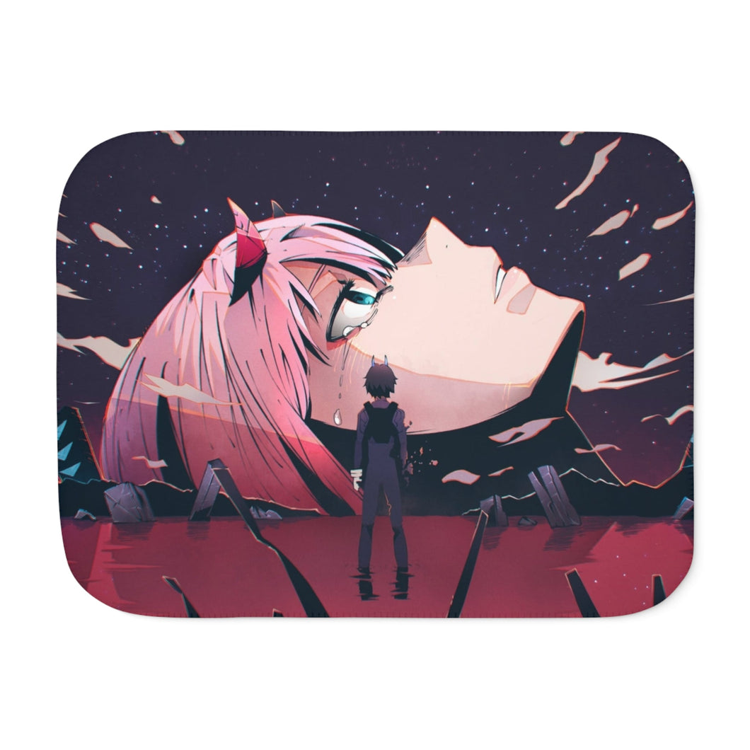 Anime Darling in the FranXX Sherpa Blanket