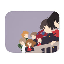 Load image into Gallery viewer, Another Mei Misaki, Kouichi Sakakibara, Izumi Akazawa, Naoya Teshigawara, Yuuya Mochizuki Sherpa Blanket
