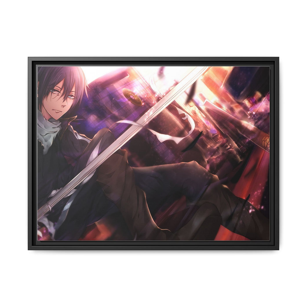 Noragami Yato, Noragami Canvas Framed Art Print