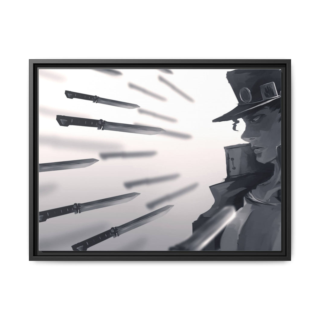 The World Canvas Framed Art Print