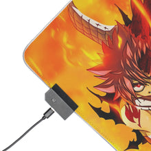 Load image into Gallery viewer, Fairy Tail Natsu Dragneel RGB LED Mouse Pad (Desk Mat)
