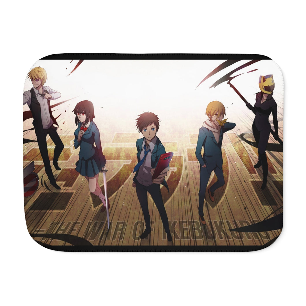 Durarara!! Shizuo Heiwajima, Celty Sturluson, Masaomi Kida, Anri Sonohara Sherpa Blanket