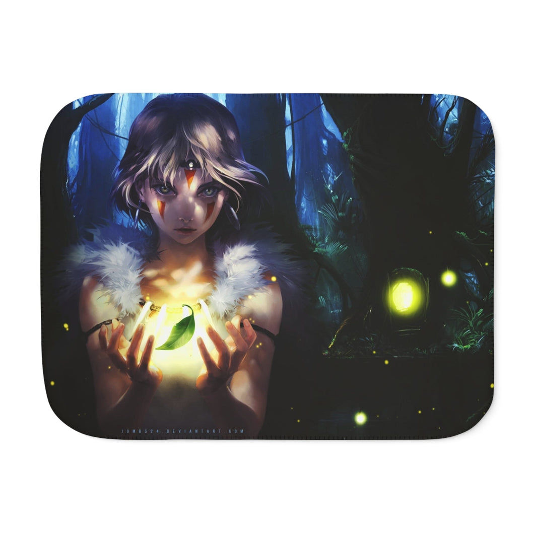 Anime Princess Mononoke Sherpa Blanket