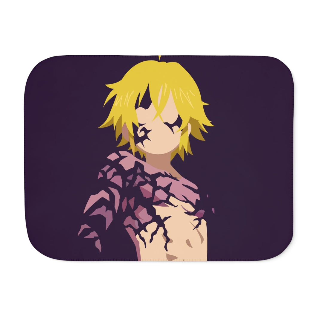 The Seven Deadly Sins Meliodas Sherpa Blanket