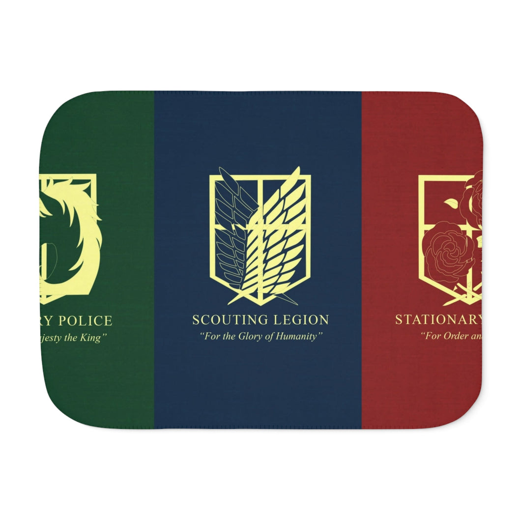 Shingeki no Kyojin Sherpa Blanket