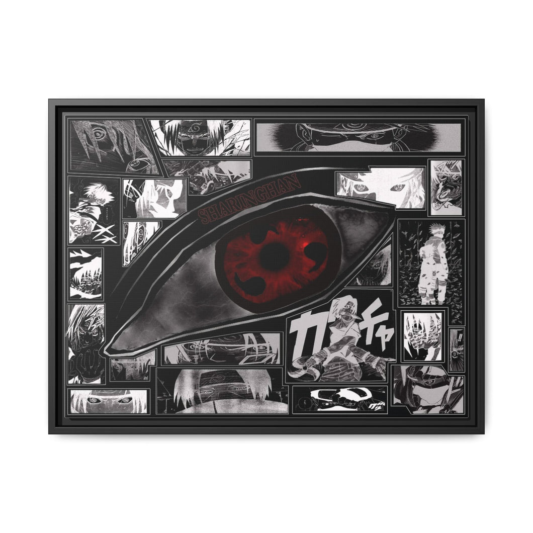 Sharingan Canvas Framed Art Print