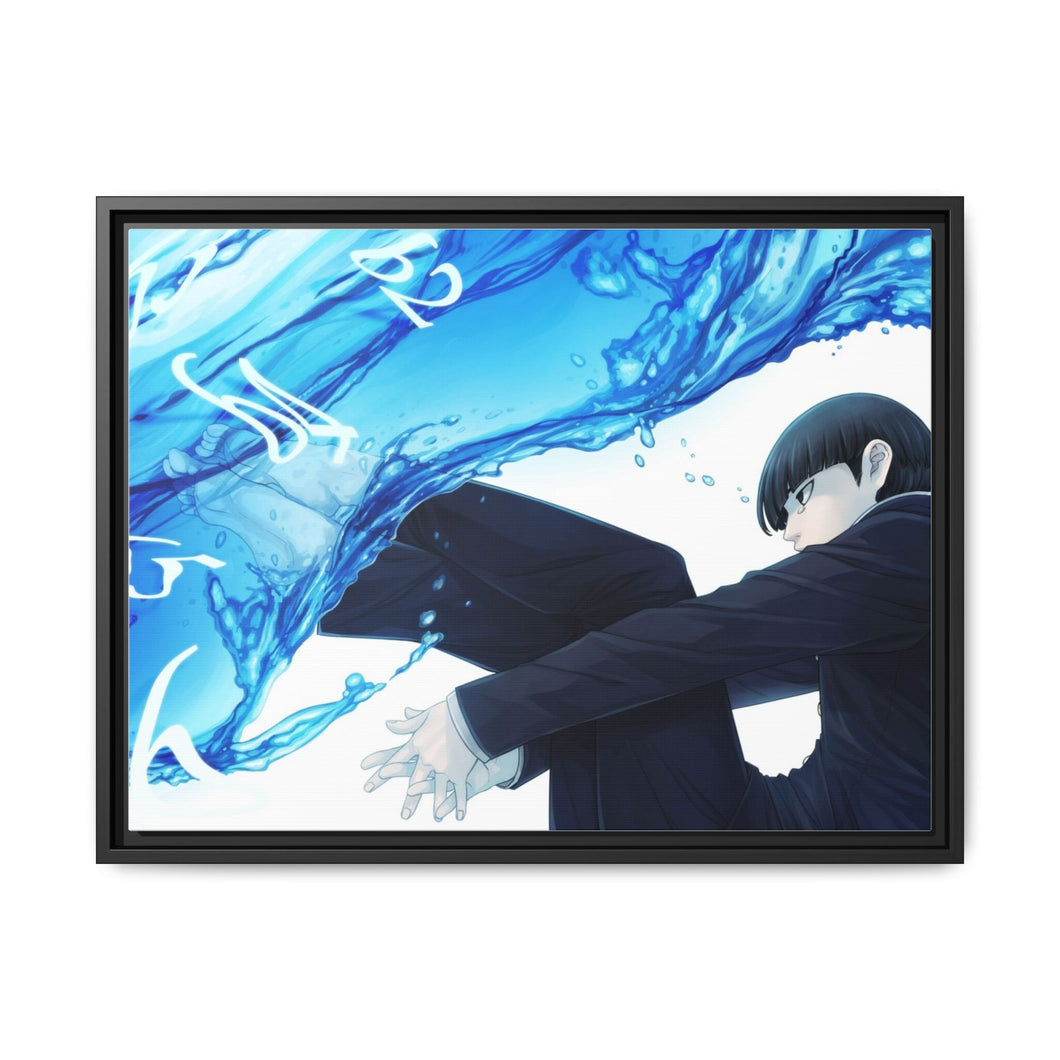 Anime Mob Psycho 100 Canvas Framed Art Print