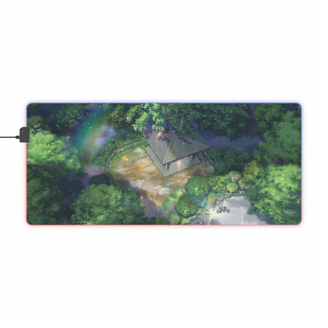 The Garden Of Words RGB LED Mouse Pad (Desk Mat)