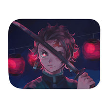 Load image into Gallery viewer, Demon Slayer: Kimetsu no Yaiba Sherpa Blanket
