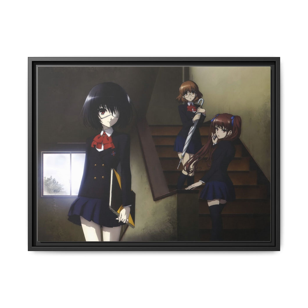 Mei,Yukari and Izumi Canvas Framed Art Print